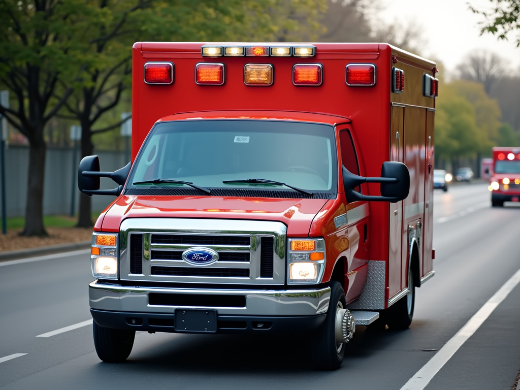 Ambulance on road — accident lawyer phoenix