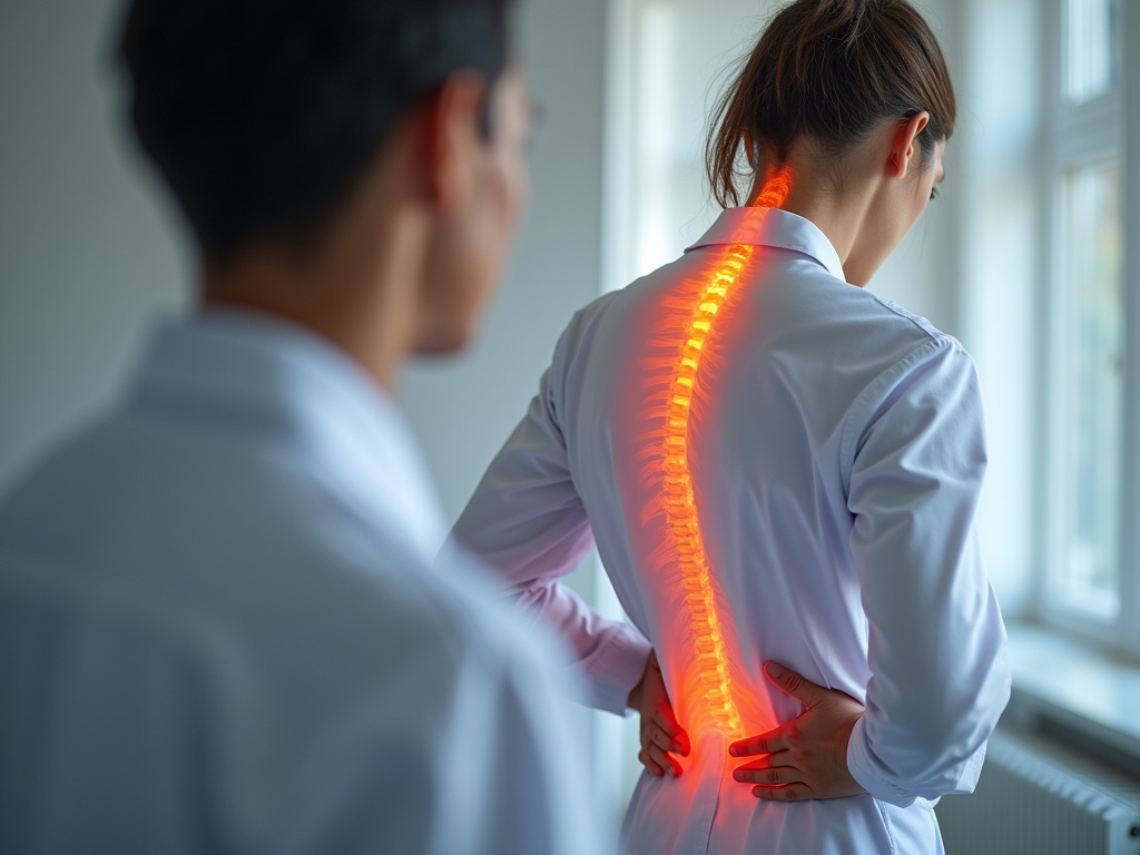 Back pain exam — chiropractor austin