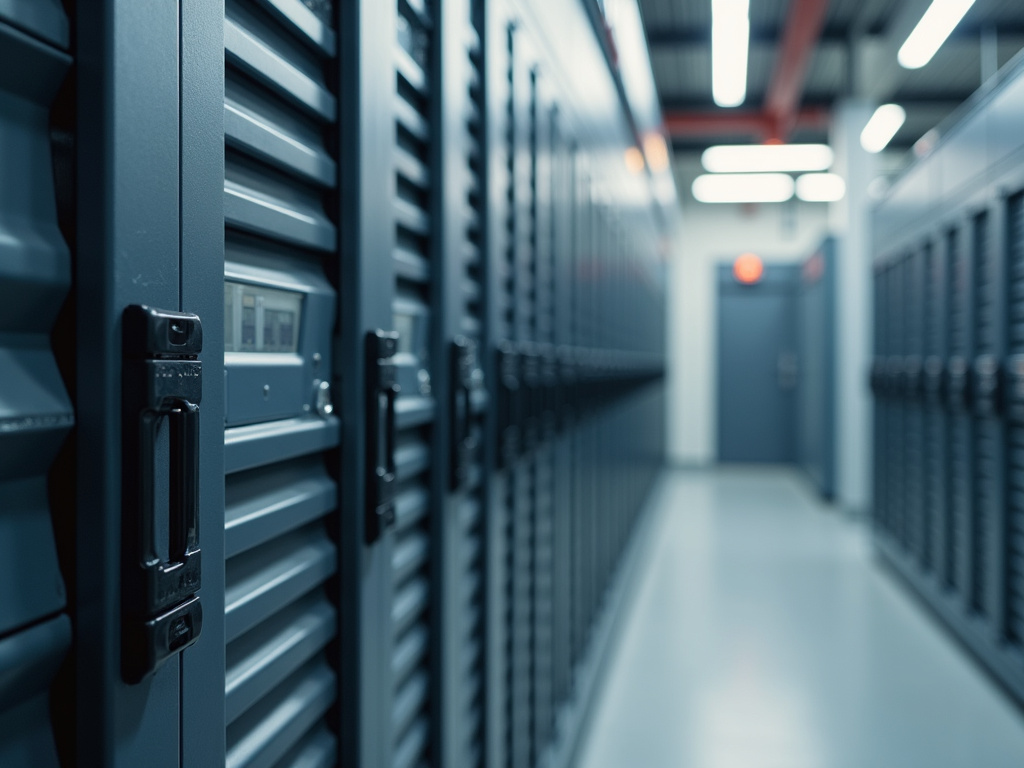 Battery storage bank — off-grid infrastructure lighting