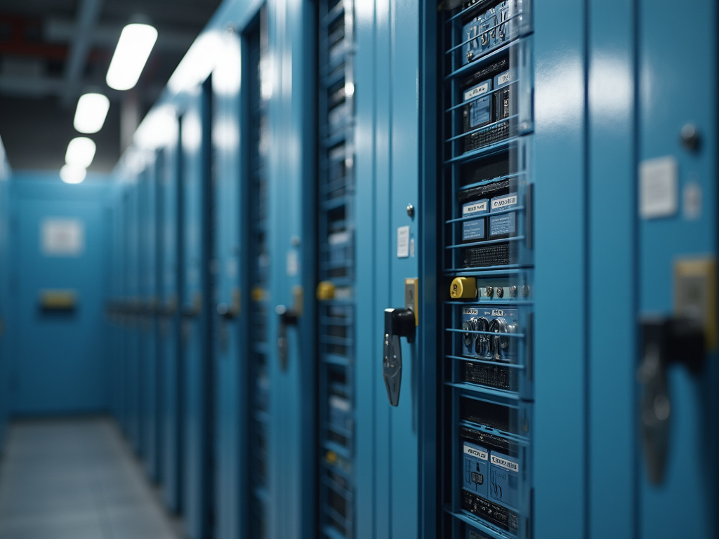 Battery storage bank — off-grid infrastructure lighting