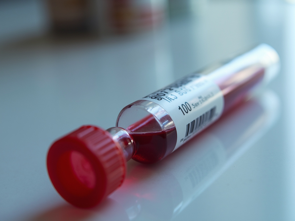 Blood test vial — thyroid specialist austin