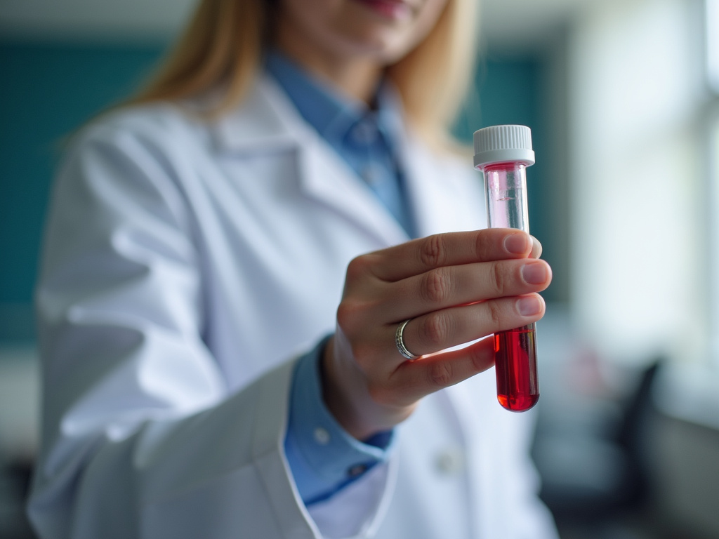 Blood test vial — thyroid specialist austin