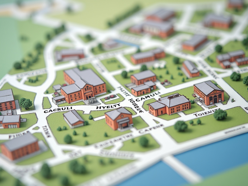 Campus street map — cannabis dispensary near UMaine Orono