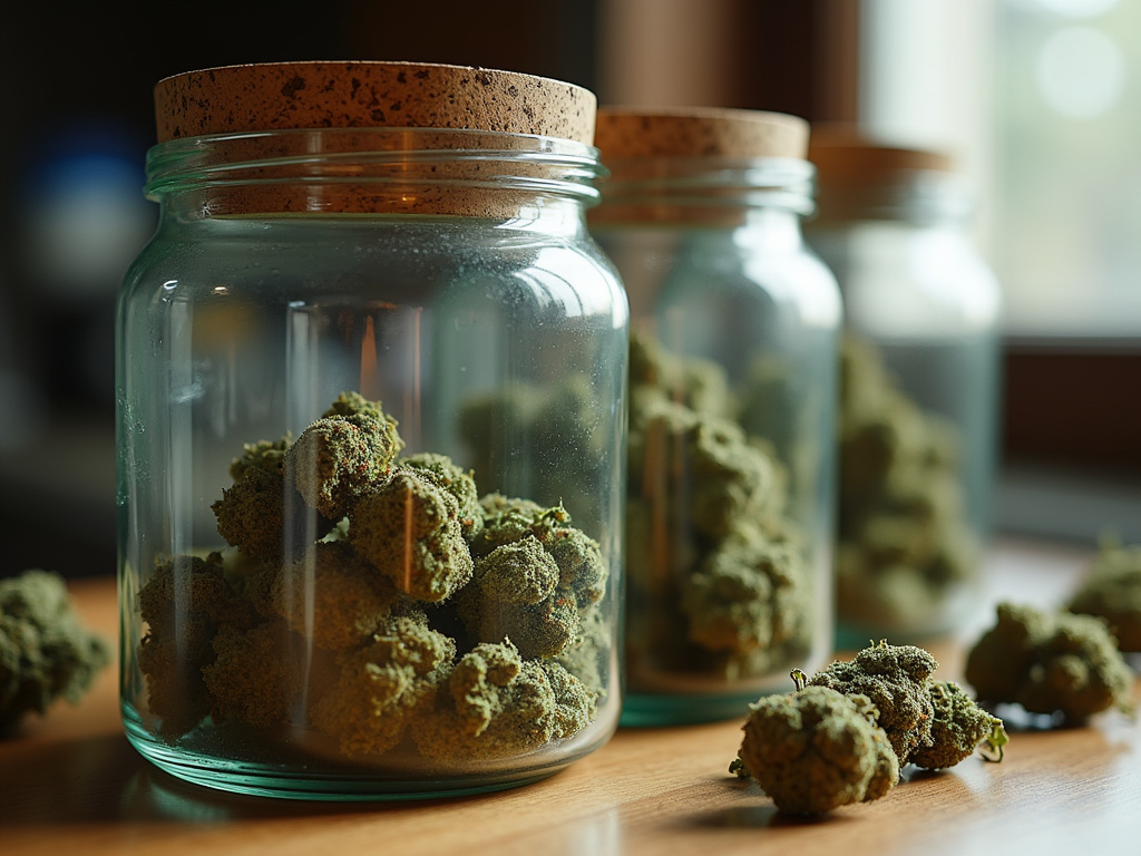 Cannabis jars — cannabis dispensary Holden Maine