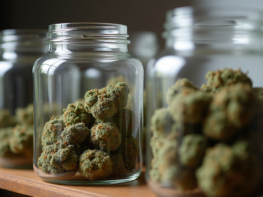 Cannabis jars — cannabis dispensary Holden Maine