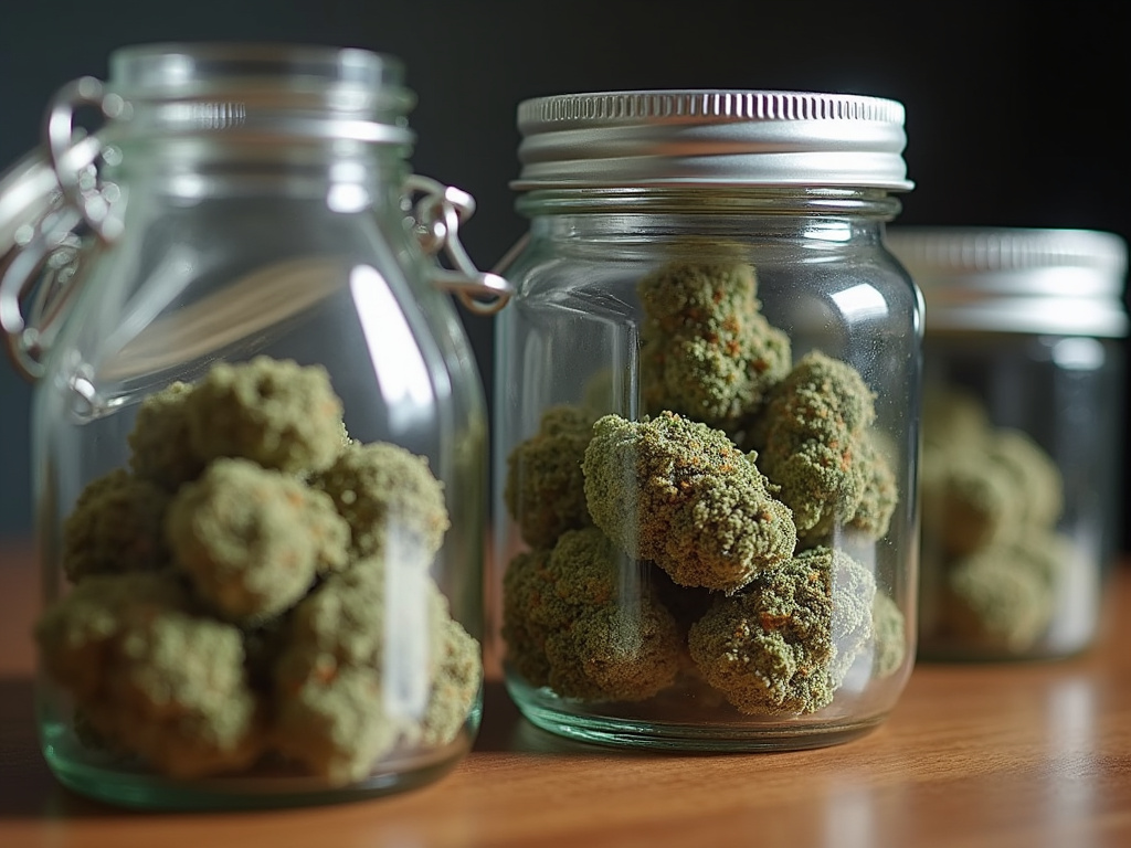 Cannabis jars — cannabis dispensary near UMaine Orono