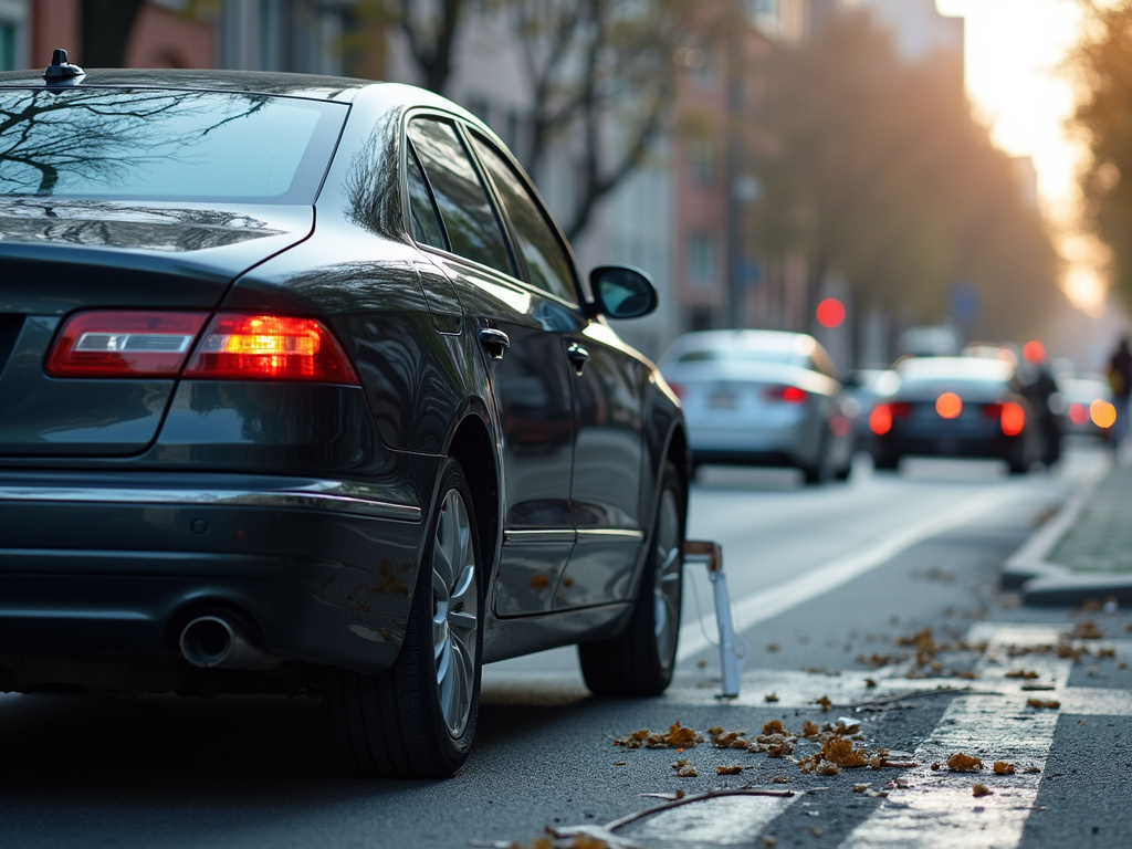 Car accident scene — accident lawyer phoenix
