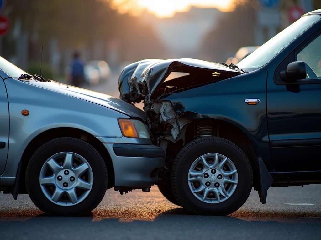 Car accident scene — car accident lawyer phoenix