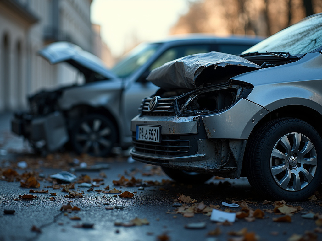 Car accident wreckage — serious injury lawyer phoenix