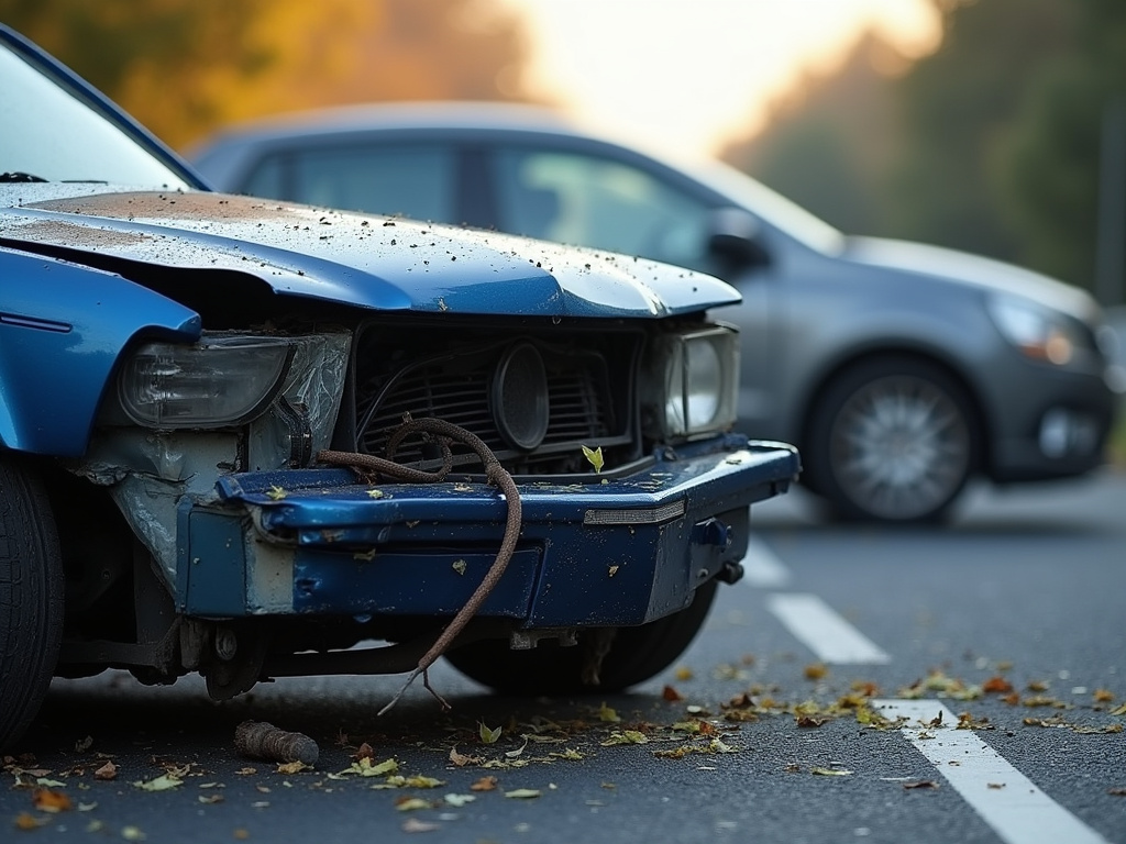 Car crash scene — rideshare accident lawyer phoenix