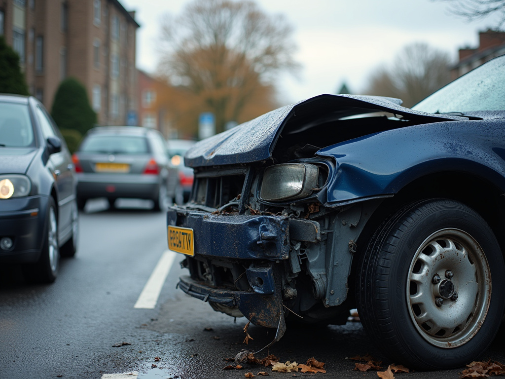 Car crash scene — rideshare accident lawyer phoenix