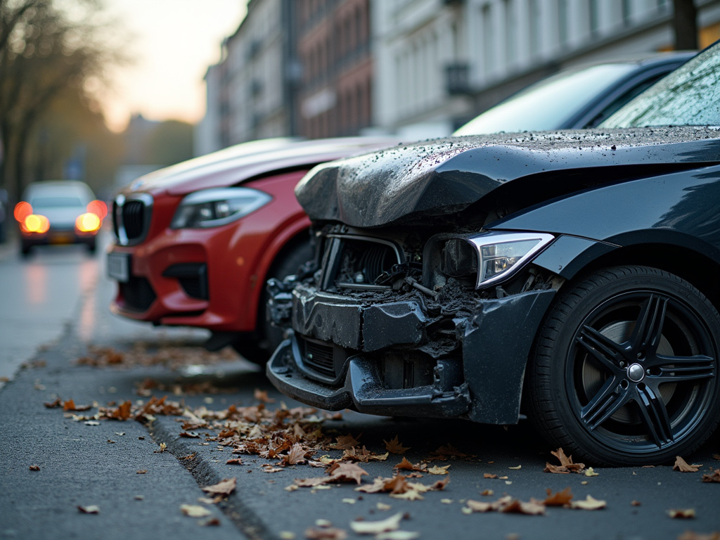 Car crash scene — rideshare accident lawyer phoenix