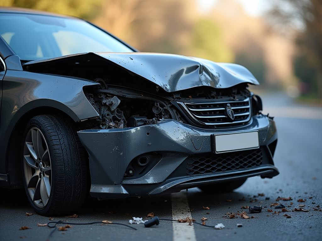Car crash wreckage — car accident lawyer phoenix
