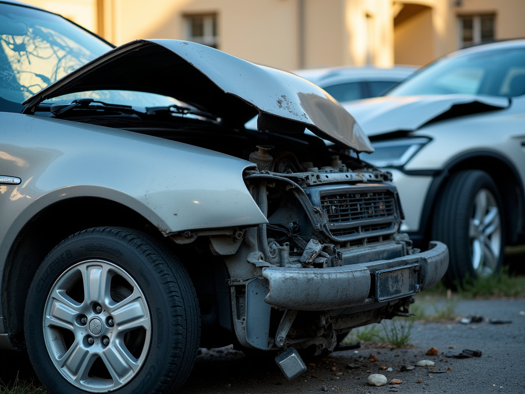 Car crash wreckage — car accident lawyer phoenix