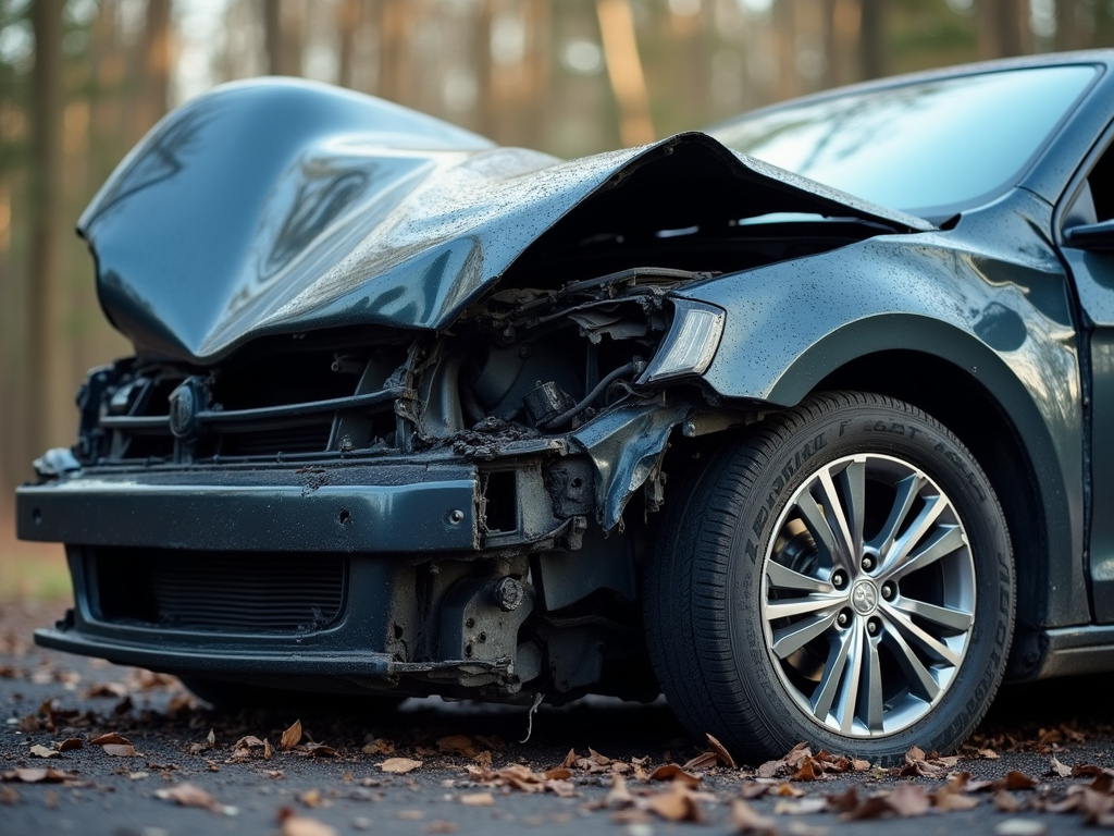 Car crash wreckage — car accident lawyer phoenix