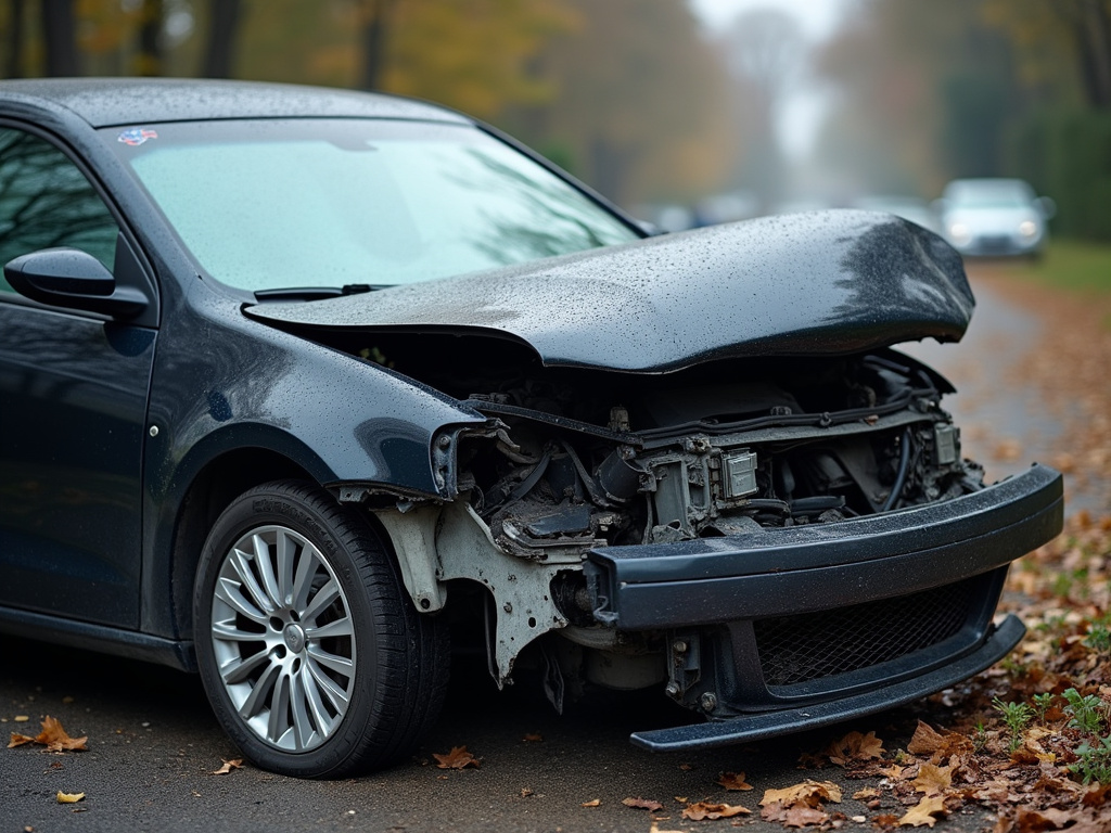 Car crash wreckage — car accident lawyer phoenix
