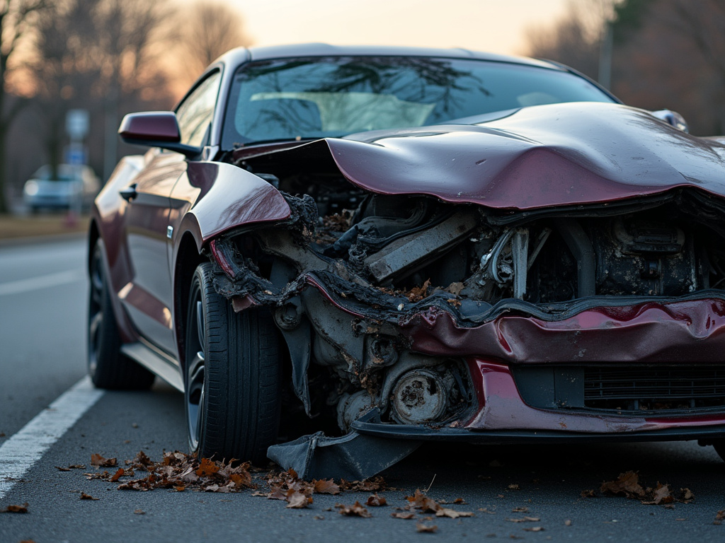 Car crash wreckage — car accident lawyer phoenix