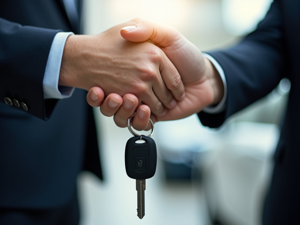 Car keys handoff — title loans washington