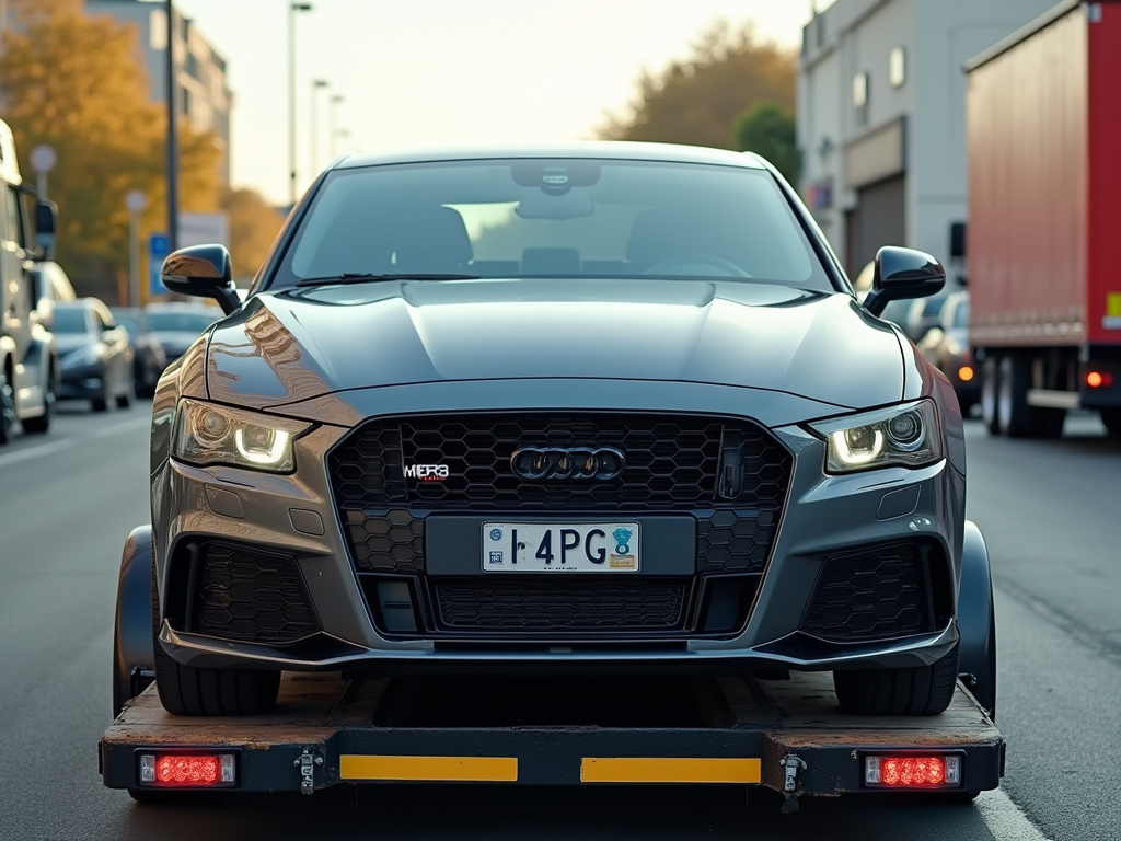 Car on trailer — car shipping Arizona