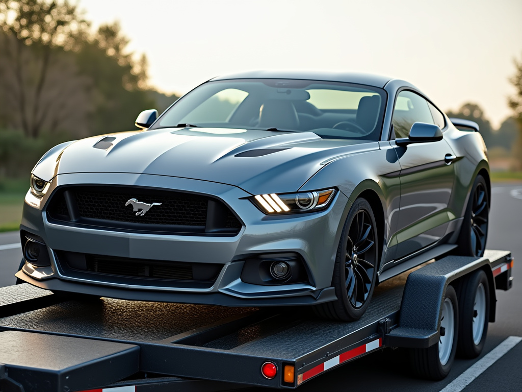 Car on trailer — car shipping Louisiana