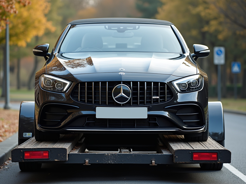 Car on trailer — car shipping Louisiana