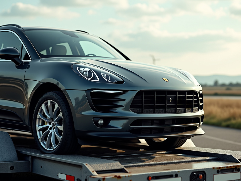 Car on trailer — car shipping Nevada