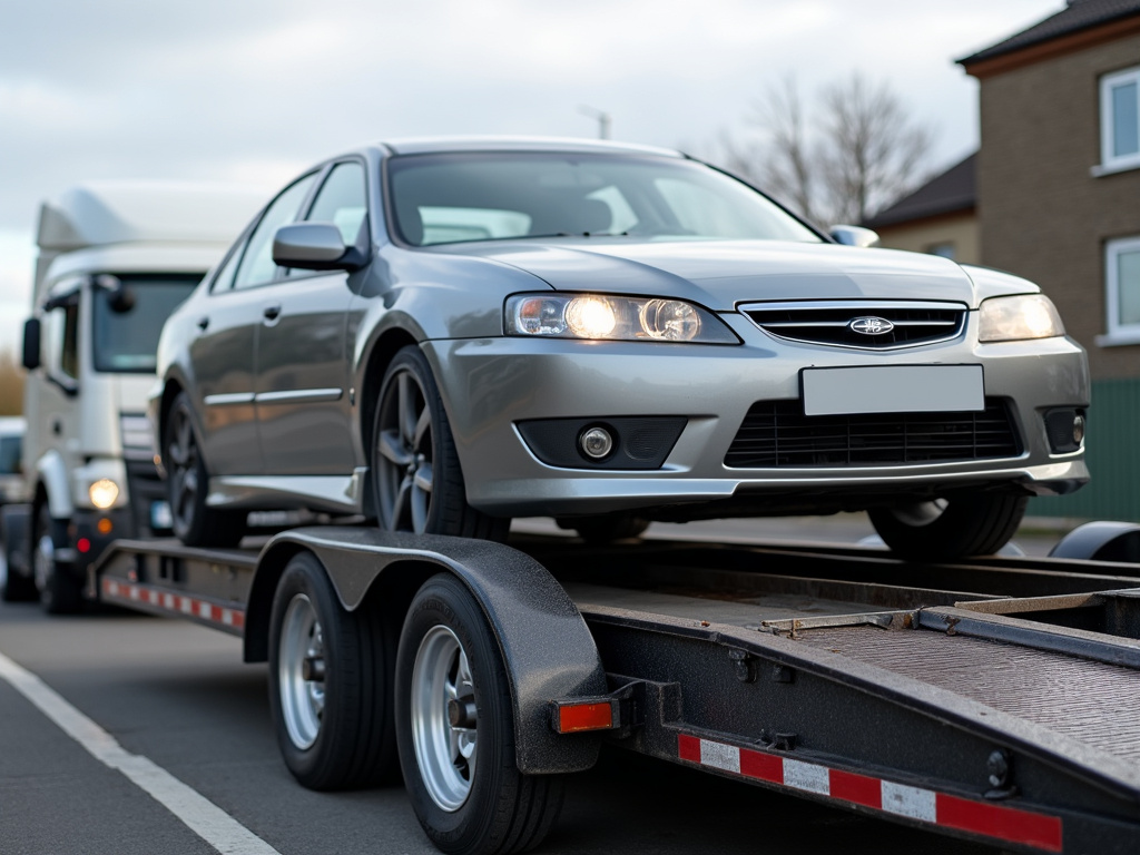 Car on trailer — car shipping Tennessee