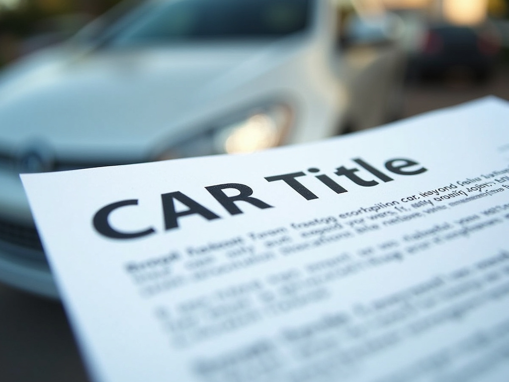 Car title document — title loans massachusetts