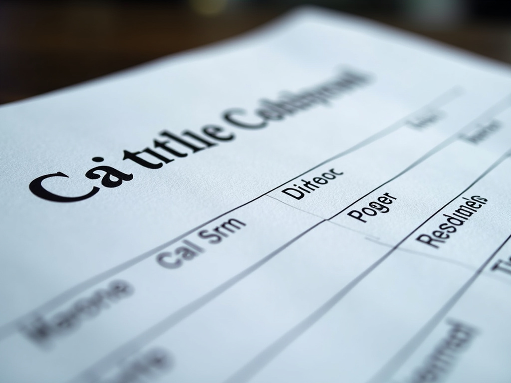 Car title document — title loans missouri