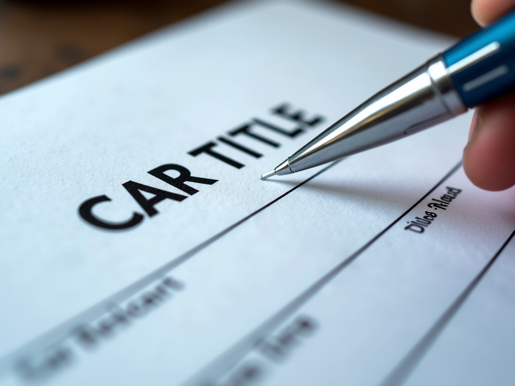 Car title document — title loans new jersey