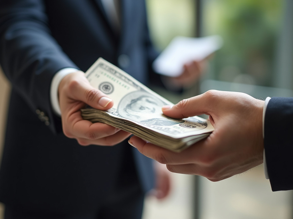 Cash handed over — title loans idaho