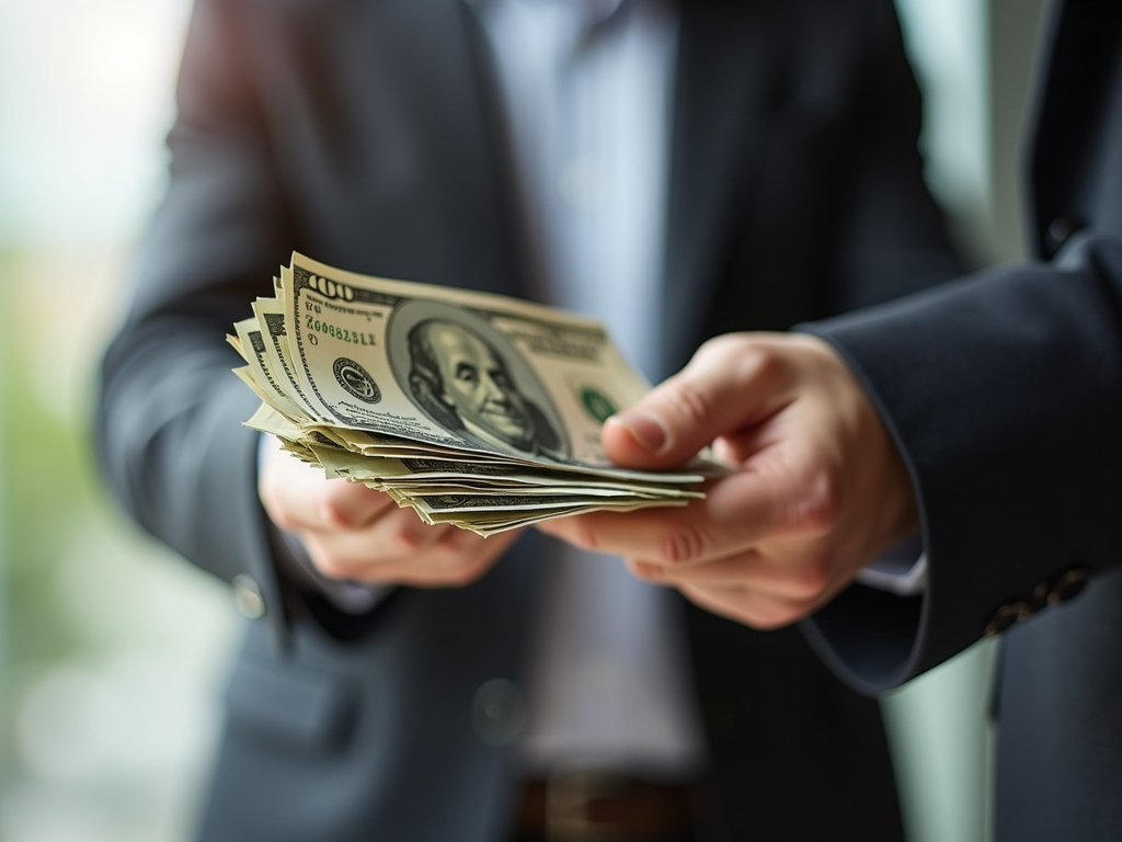 Cash handed over — title loans idaho