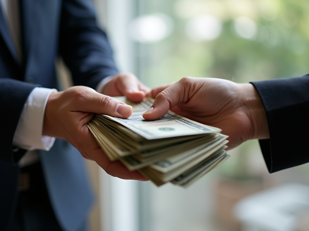 Cash handed over — title loans idaho