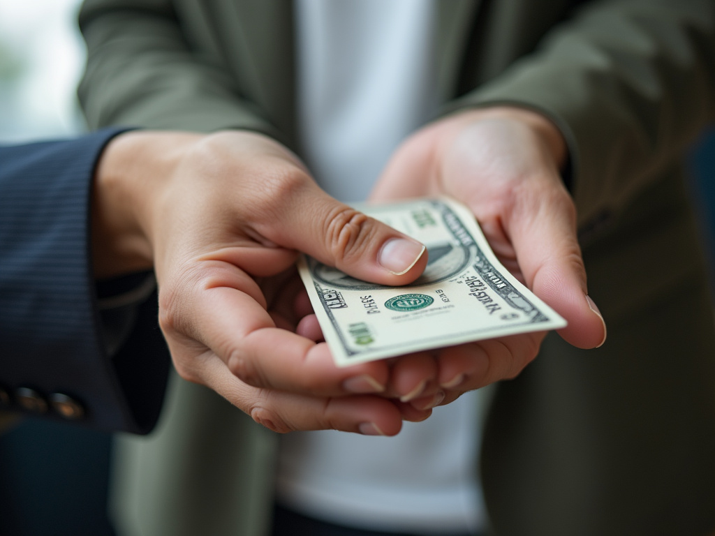 Cash handed over — title loans idaho