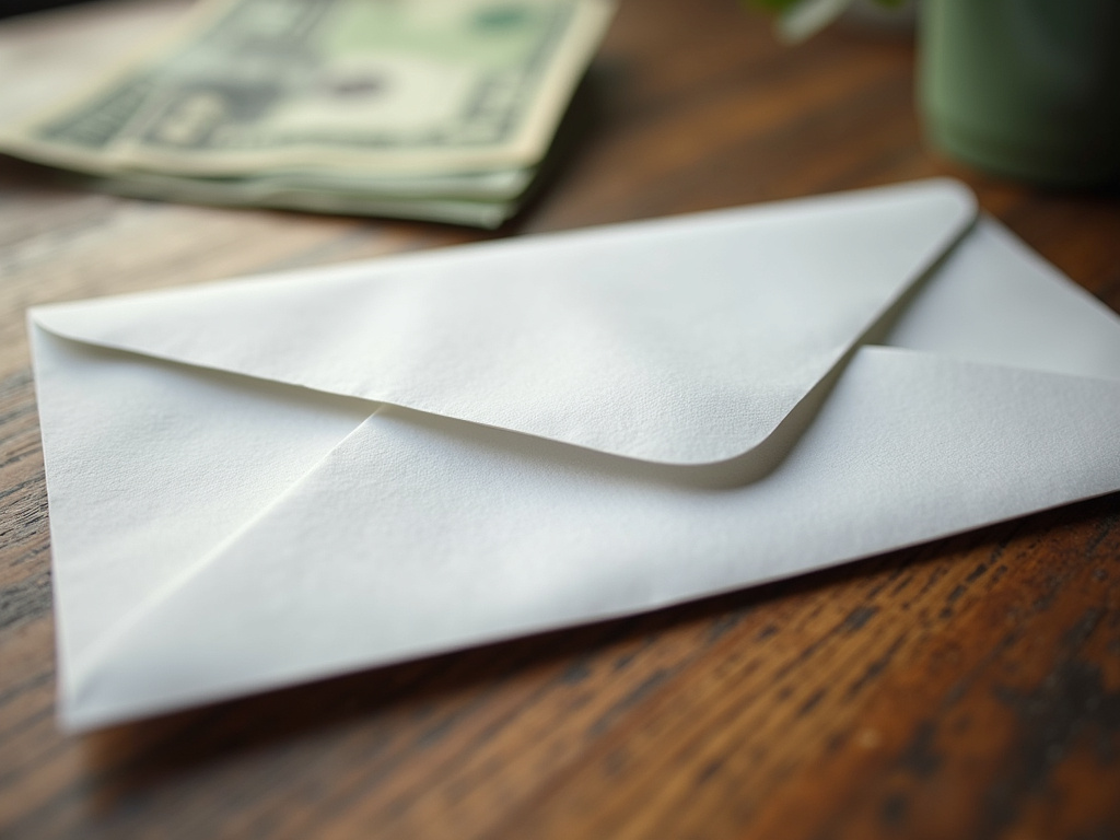 Cash payment envelope — car title loans