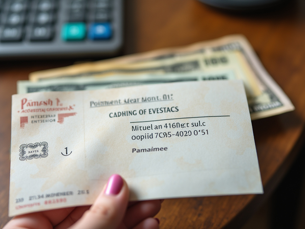Cash payment envelope — car title loans