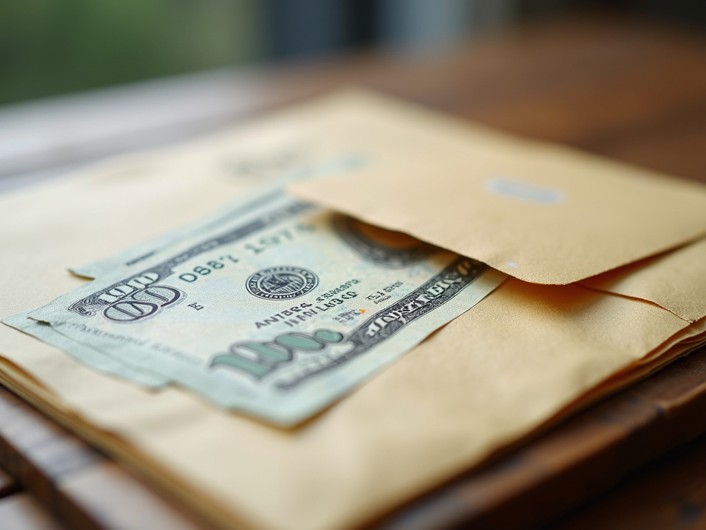 Cash payment envelope — title loans washington