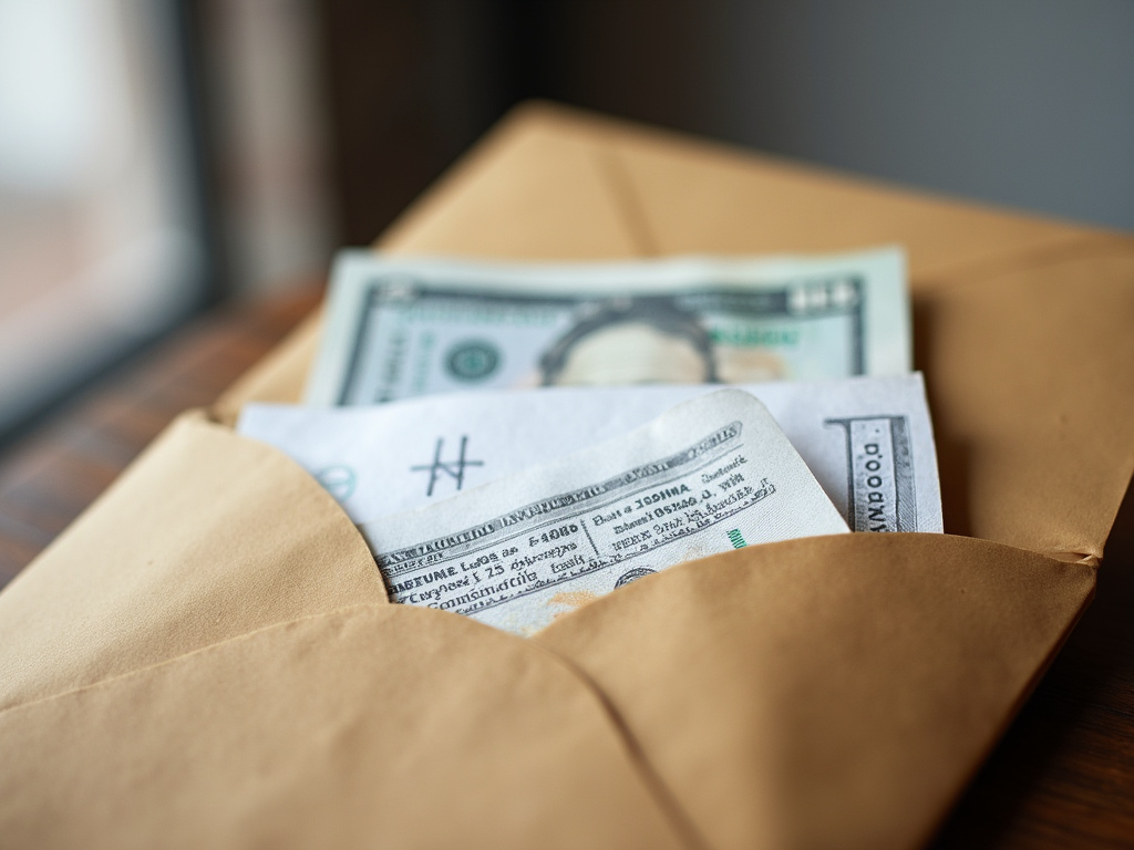 Cash payment envelope — title loans washington