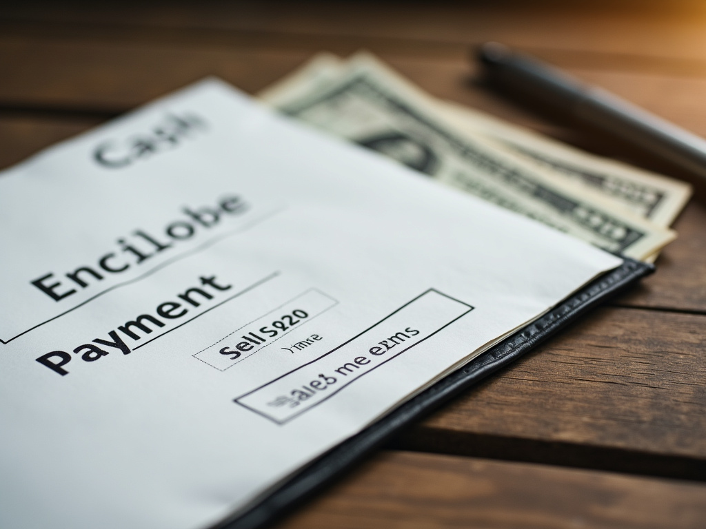 Cash payment envelope — title loans washington