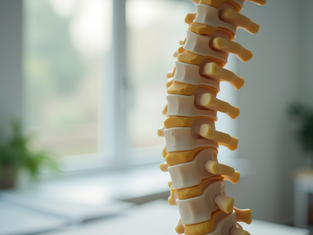 Chiropractic spine model — chiropractor austin