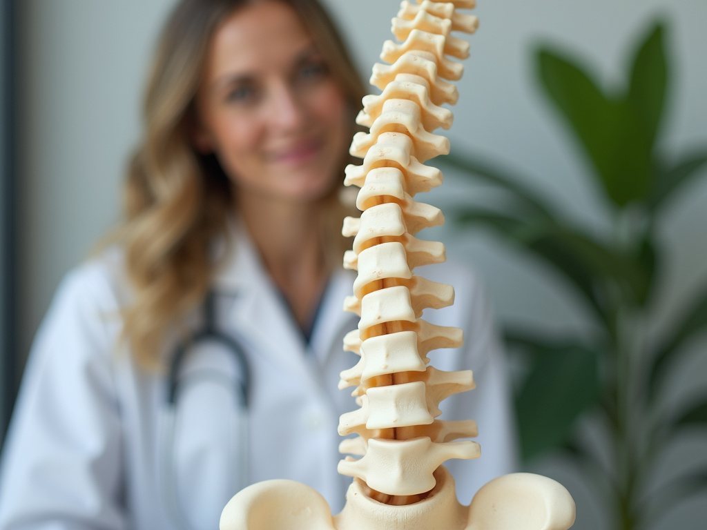Chiropractic spine model — chiropractor austin