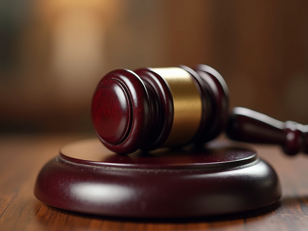 Courtroom gavel — slip and fall lawyer phoenix