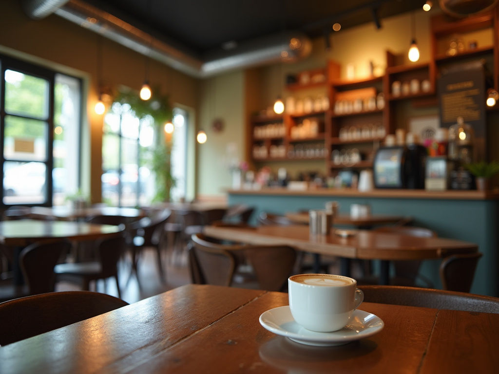 Cozy cafe interior — Tucson local businesses