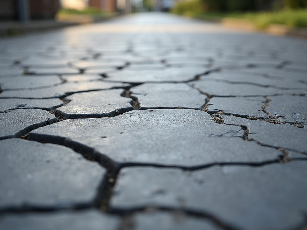 Cracked sidewalk — slip and fall lawyer phoenix