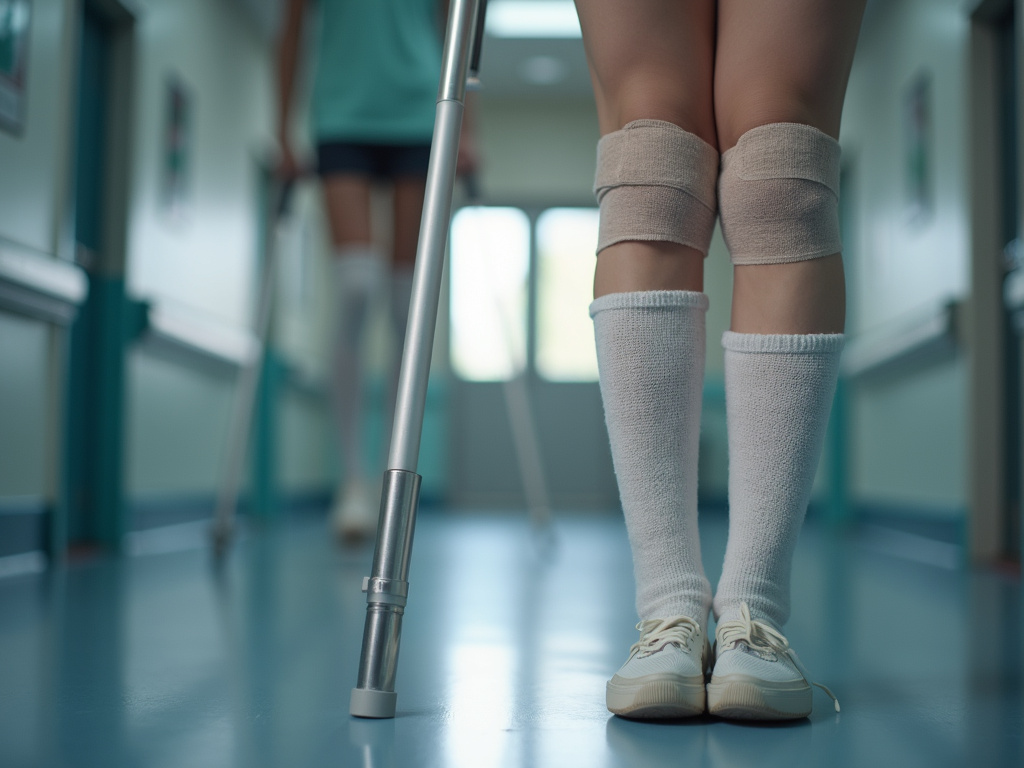 Crutches and bandages — car accident lawyer phoenix