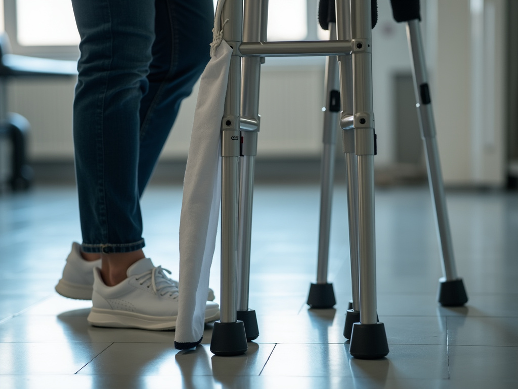 Crutches and cast — accident lawyer phoenix