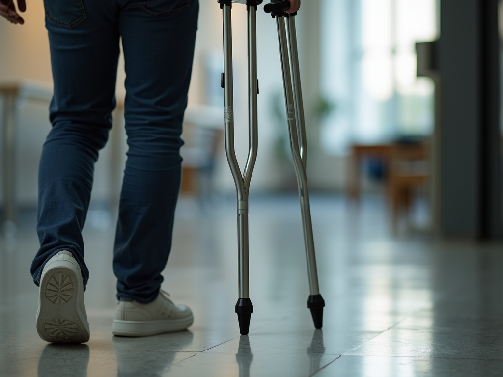 Crutches — slip and fall lawyer phoenix