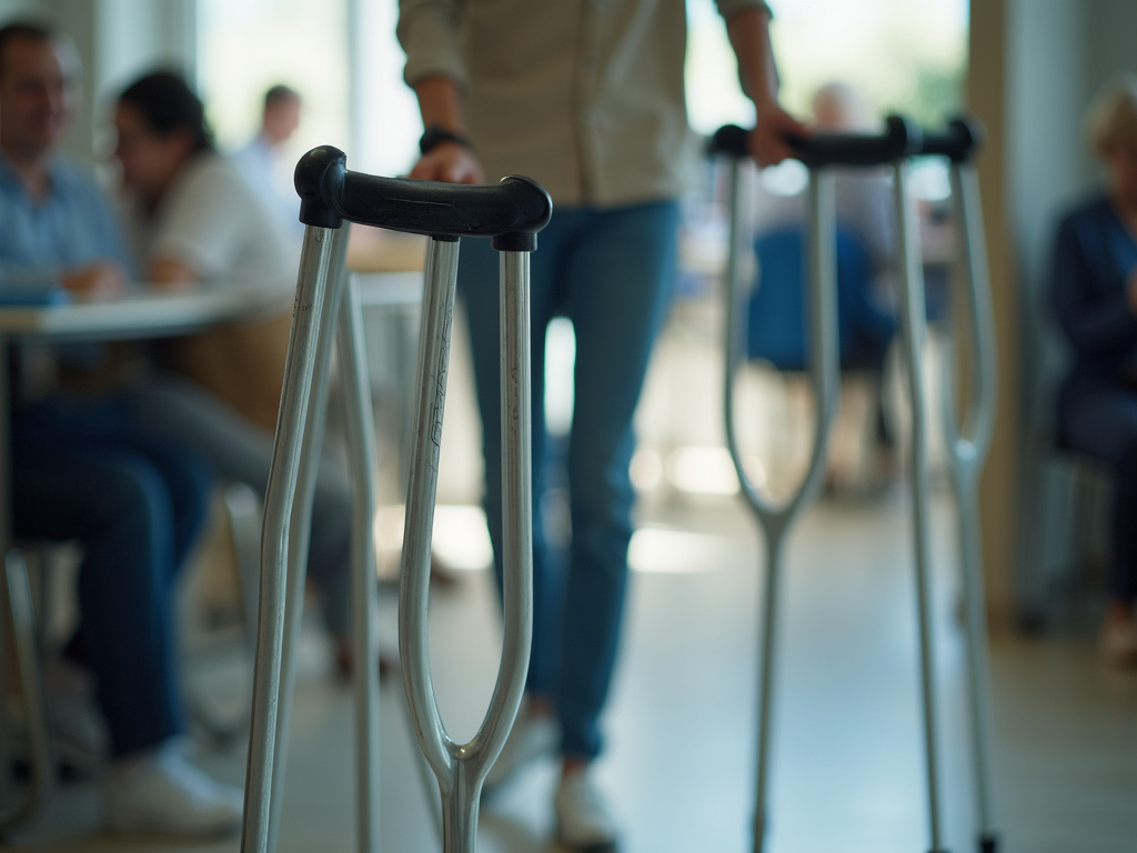 Crutches — slip and fall lawyer phoenix