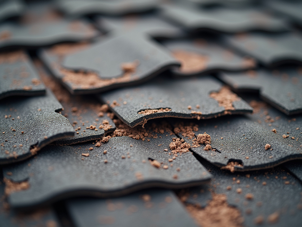 Damaged roof shingles — roof repair dacula ga