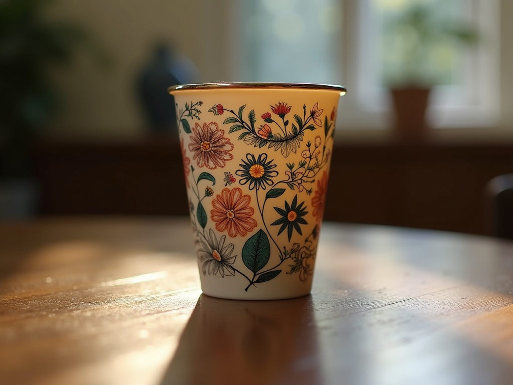 Decorated tumbler cup — uv dtf eazysticker gang sheet